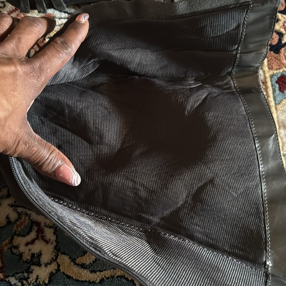 Size 7.5M gray knee high boots with buckles and Zipper.pre Loved - Picture 8 of 9